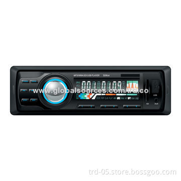 Car MP3, 1 DIN Deck-less USB/SD Auto-radio, 4x50W Output, FM/AM, 4-RCA Output, Supports MP3/WMA, ID3
